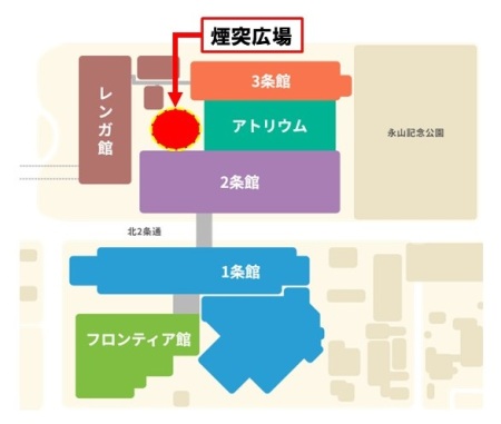 サッポロファクトリー煙突広場（屋外）