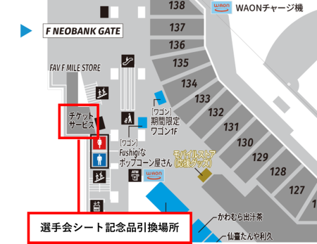 記念品受取場所