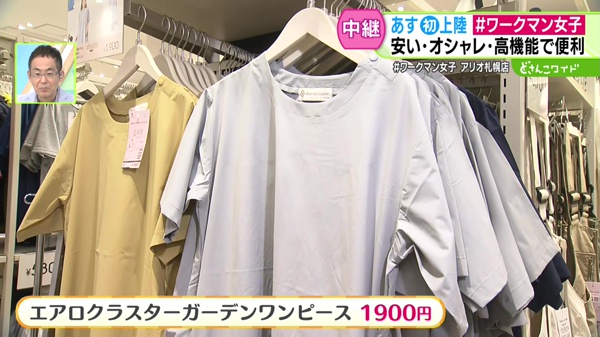 エアロクラスターガーデンワンピース　1900円