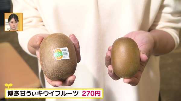 ●博多甘うぃキウイフルーツ 270円