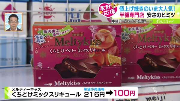 ●メルティーキッス くちどけミックスリキュール  希望小売価格216円→100円