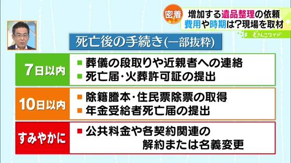 家族が亡くなったとき、やらなくてはならないこと