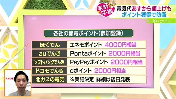 節電プログラムで2000円相当がお得に！