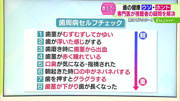 教えてドクター！歯の健康ウソ・ホント