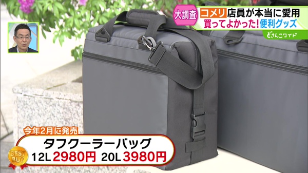 タフクーラーバッグ 12L 2980円＆20L 3980円