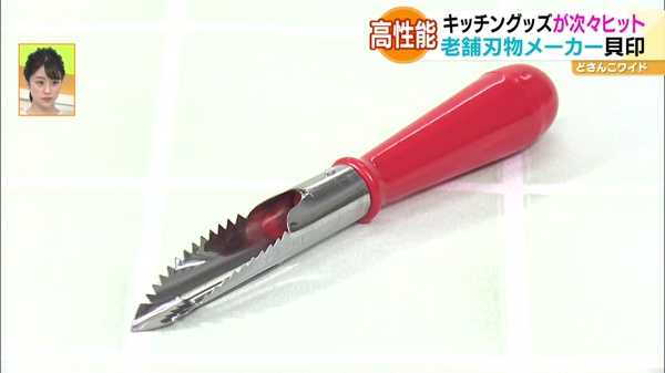 ●リンゴ芯取り 330円 ※貝印公式オンラインストア価格