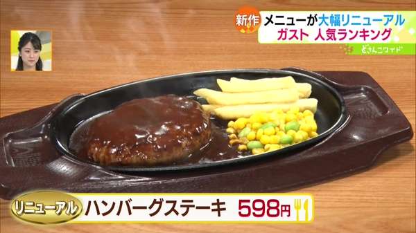 創業30年で大リニューアル！「ハンバーグ」