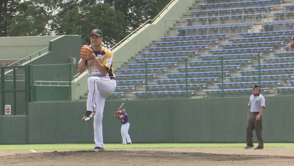 高岸、初登板の姿