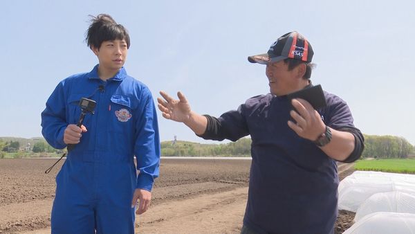 前田と山田農場長