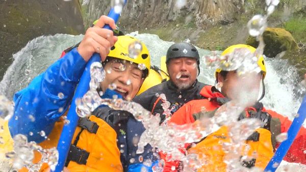 2人で激流へ