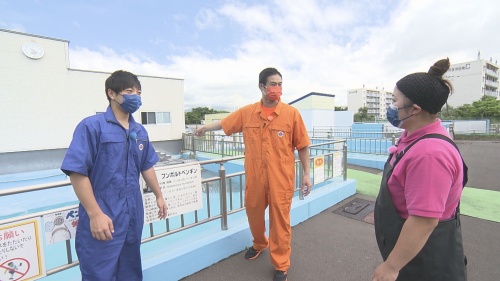 水族館でハレバレ応援団