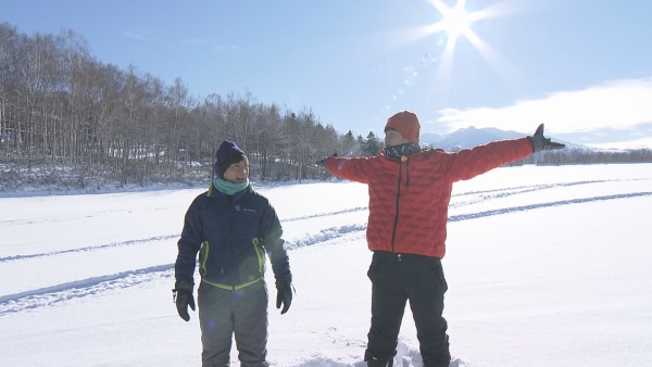 大雪原にティモンディ