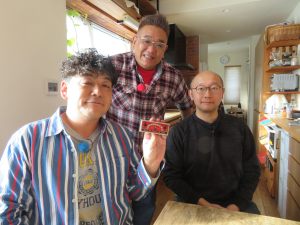 ロケ先にて。
