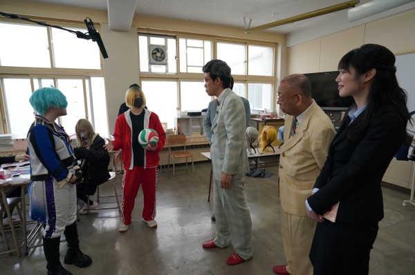 コスプレ姿の部員たち