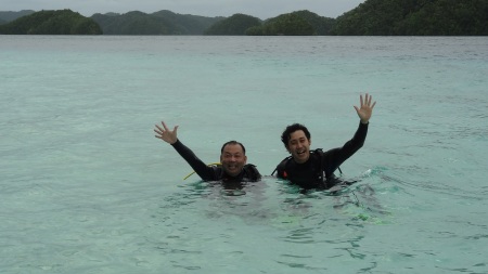 ダイビングに挑戦するＹＯＹＯ’Ｓ